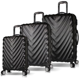 Zoozie Bags Juego de Maletas de 3 Piezas Negro